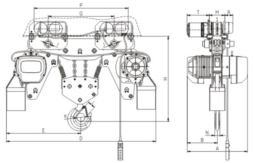 10T環(huán)鏈電動(dòng)葫蘆設(shè)計(jì)圖 10T環(huán)鏈電動(dòng)葫蘆設(shè)計(jì)圖